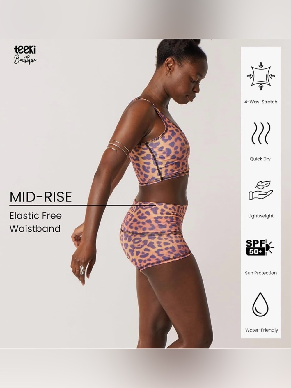 Teeki Purple Awakening Sun Shorts Rare find see photos